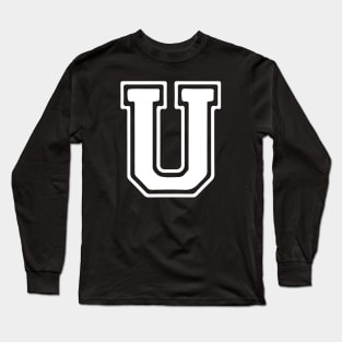 Letter U Long Sleeve T-Shirt